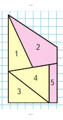 Как можно назвать одним словом фигуры 2 и 5? Из каких фигур составлены на этом чертеже другие четырёхугольники?