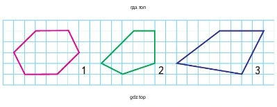 Начерти такие фигуры и запиши название каждой из них. В какой фигуре есть прямой угол?