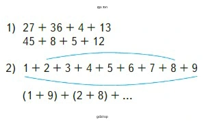 4. Используя свойства сложения, вычисли удобным способом.
