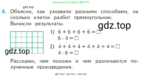Математика, 2 класс Учебник, авторы: Моро Мария Игнатьевна, Бантова Мария Александровна, Бельтюкова Галина Васильевна, Волкова Светлана Ивановна, Степанова Светлана Вячеславовна, издательство Просвещение, Москва, 2023, белого цвета, Часть 2, страница 29, номер 4, Условие