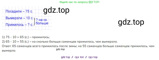 Математика, 2 класс Учебник, авторы: Моро Мария Игнатьевна, Бантова Мария Александровна, Бельтюкова Галина Васильевна, Волкова Светлана Ивановна, Степанова Светлана Вячеславовна, издательство Просвещение, Москва, 2023, белого цвета, Часть 1, страница 96, номер 3, Решение