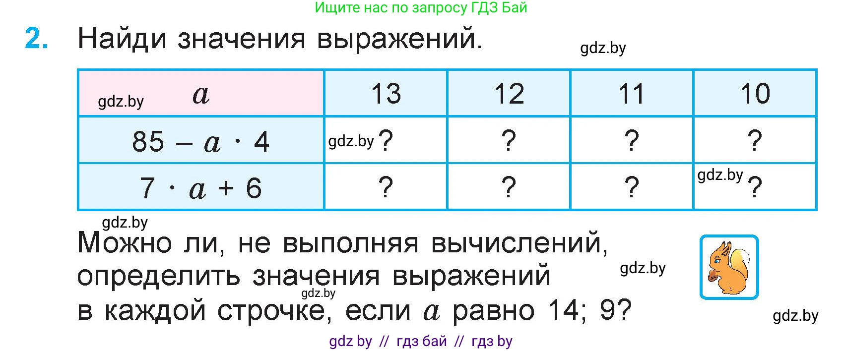 Математика, 3 класс Учебник, авторы: Муравьева Галина Леонидовна, Урбан Мария Анатольевна, издательство Национальный институт образования, Минск, 2021, оранжевого цвета, Часть 2, страница 19, номер 2, Условие