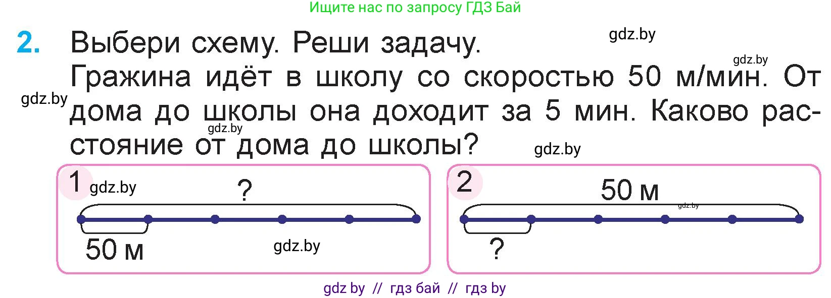 Математика, 3 класс Учебник, авторы: Муравьева Галина Леонидовна, Урбан Мария Анатольевна, издательство Национальный институт образования, Минск, 2021, оранжевого цвета, Часть 2, страница 50, номер 2, Условие