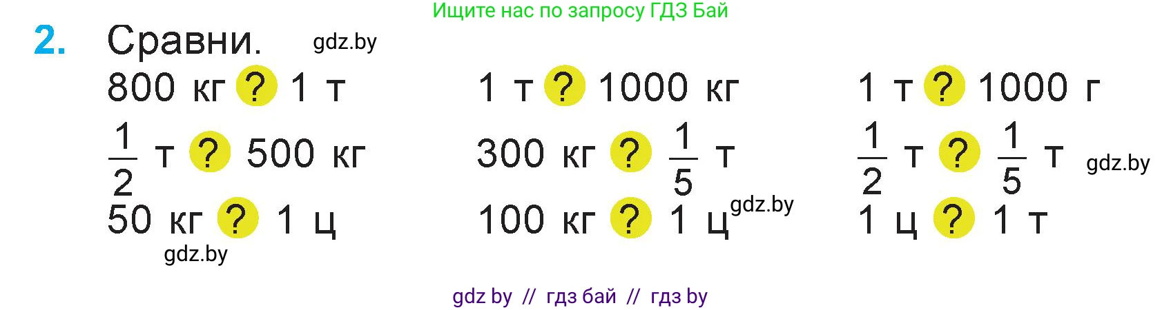 Математика, 3 класс Учебник, авторы: Муравьева Галина Леонидовна, Урбан Мария Анатольевна, издательство Национальный институт образования, Минск, 2021, оранжевого цвета, Часть 2, страница 72, номер 2, Условие