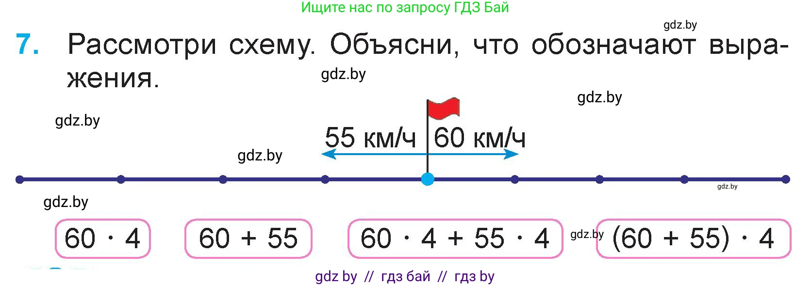Математика, 3 класс Учебник, авторы: Муравьева Галина Леонидовна, Урбан Мария Анатольевна, издательство Национальный институт образования, Минск, 2021, оранжевого цвета, Часть 2, страница 124, номер 7, Условие