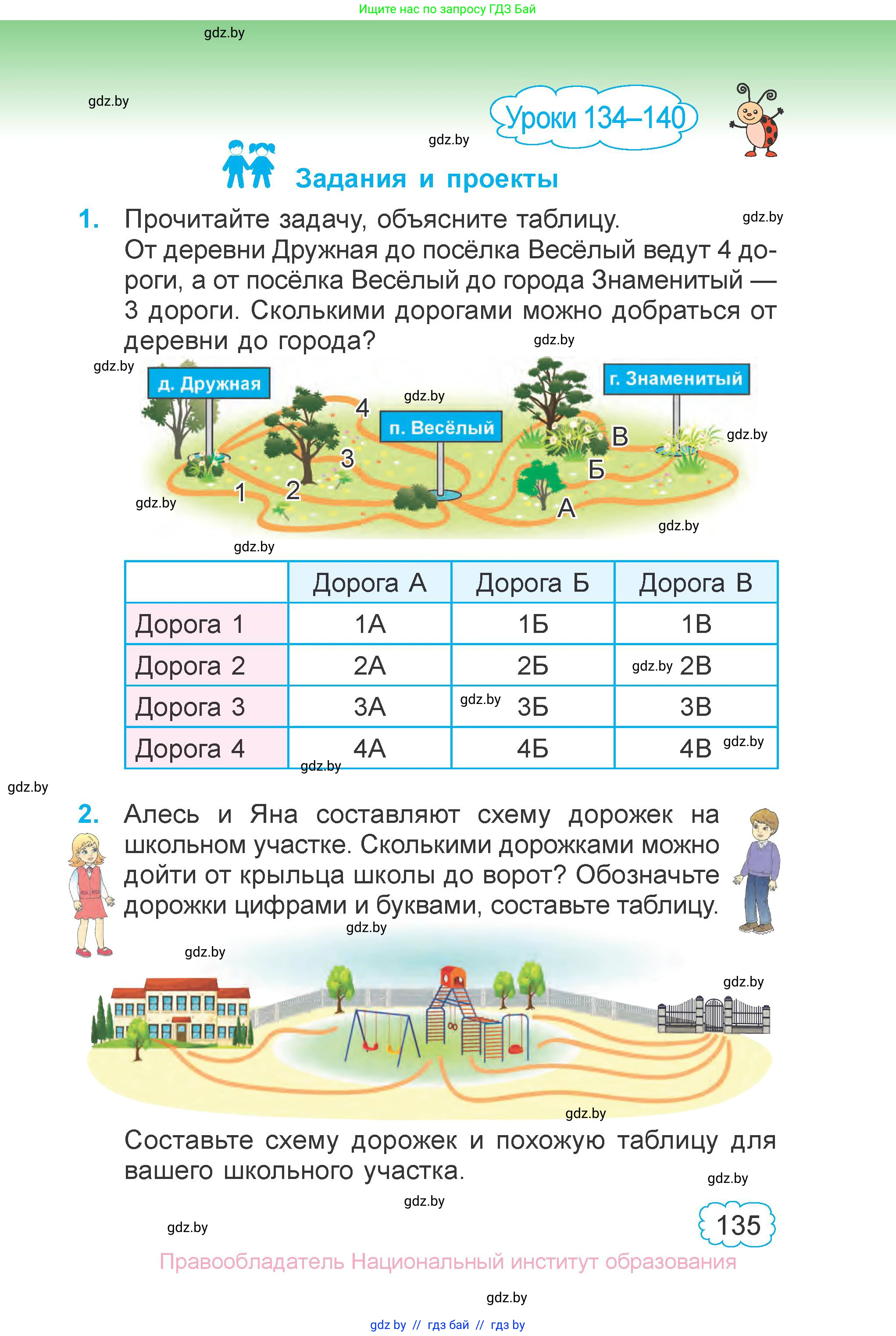 Математика, 3 класс Учебник, авторы: Муравьева Галина Леонидовна, Урбан Мария Анатольевна, издательство Национальный институт образования, Минск, 2021, оранжевого цвета, Часть 1, страница 135