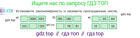 Математика, 5 класс Учебник, авторы: Виленкин Наум Яковлевич, Жохов Владимир Иванович, Чесноков Александр Семёнович, Александрова Лилия Александровна, Шварцбурд Семён Исаакович, издательство Просвещение, Москва, 2023, белого цвета, Часть 1, страница 66, номер 2.173, Условие