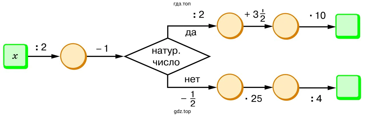 Рисунок натур. число