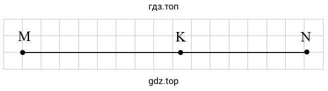 Отрезок MN = 4 см 2 мм