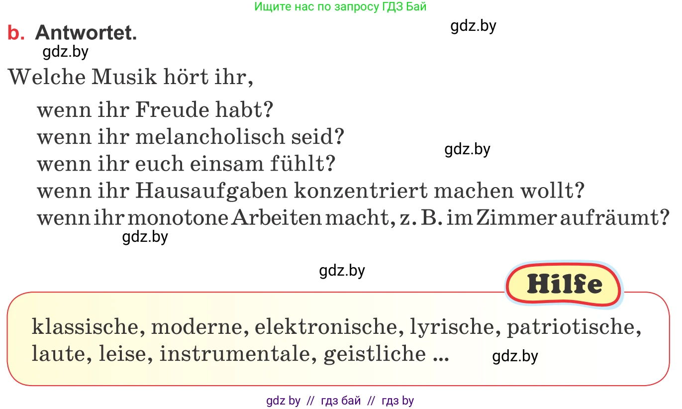 Немецкий язык (Deutsch), 8 класс Учебник (Schülerbuch), авторы: Будько Антонина Филипповна (Budjko Antonina), Урбанович Инна Ювинальевна (Urbanowitsch Ina), издательство Вышэйшая школа, Минск, 2018, страница 70, номер 2b, Условие