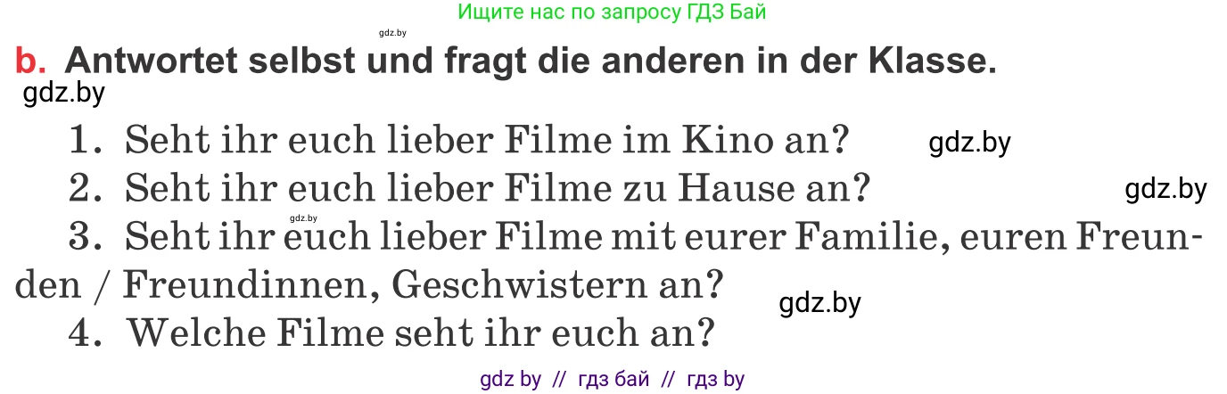 Немецкий язык (Deutsch), 8 класс Учебник (Schülerbuch), авторы: Будько Антонина Филипповна (Budjko Antonina), Урбанович Инна Ювинальевна (Urbanowitsch Ina), издательство Вышэйшая школа, Минск, 2018, страница 142, номер 2b, Условие