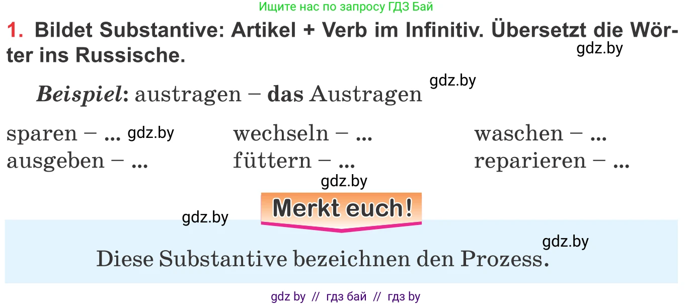 Немецкий язык (Deutsch), 8 класс Учебник (Schülerbuch), авторы: Будько Антонина Филипповна (Budjko Antonina), Урбанович Инна Ювинальевна (Urbanowitsch Ina), издательство Вышэйшая школа, Минск, 2018, страница 245, номер 1, Условие