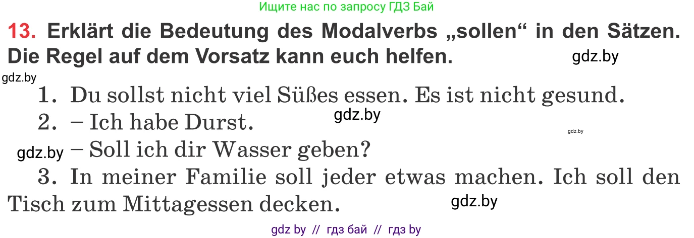 Немецкий язык (Deutsch), 8 класс Учебник (Schülerbuch), авторы: Будько Антонина Филипповна (Budjko Antonina), Урбанович Инна Ювинальевна (Urbanowitsch Ina), издательство Вышэйшая школа, Минск, 2018, страница 248, номер 13, Условие