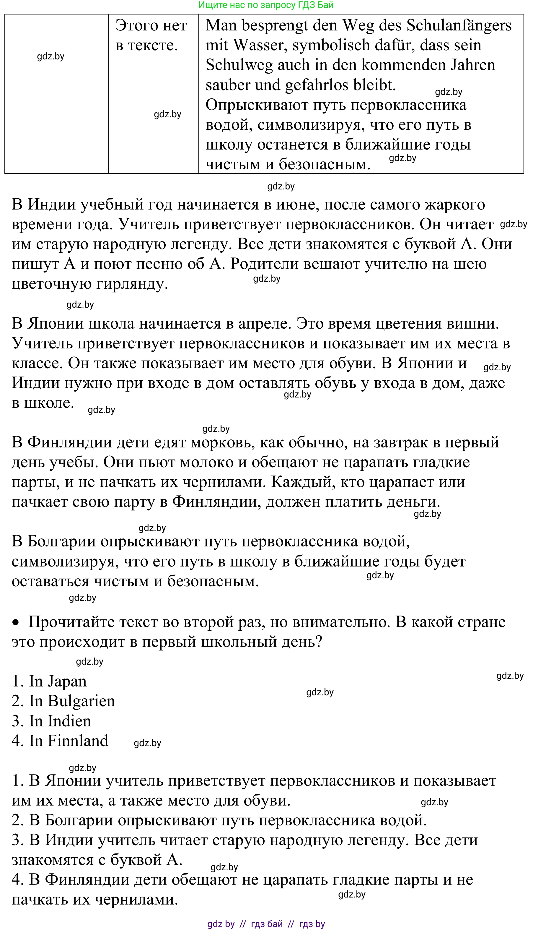 Немецкий язык (Deutsch), 8 класс Учебник (Schülerbuch), авторы: Будько Антонина Филипповна (Budjko Antonina), Урбанович Инна Ювинальевна (Urbanowitsch Ina), издательство Вышэйшая школа, Минск, 2018, страница 7, номер 2b, Решение (продолжение 3)