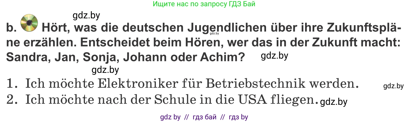 Немецкий язык (Deutsch), 9 класс Учебник (Schülerbuch), авторы: Будько Антонина Филипповна (Budjko Antonina), Урбанович Инна Ювинальевна (Urbanowitsch Ina), издательство Вышэйшая школа, Минск, 2018, серого цвета, страница 24, номер 1b, Условие