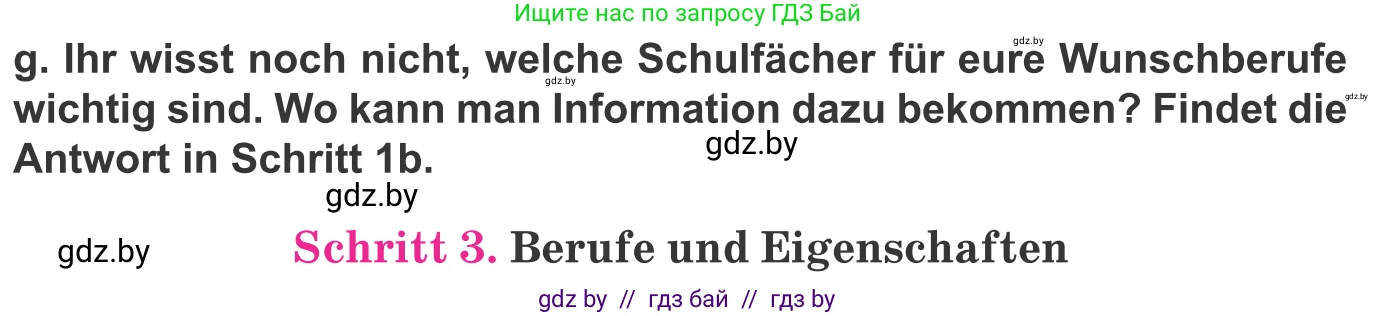 Немецкий язык (Deutsch), 9 класс Учебник (Schülerbuch), авторы: Будько Антонина Филипповна (Budjko Antonina), Урбанович Инна Ювинальевна (Urbanowitsch Ina), издательство Вышэйшая школа, Минск, 2018, серого цвета, страница 32, номер 3g, Условие
