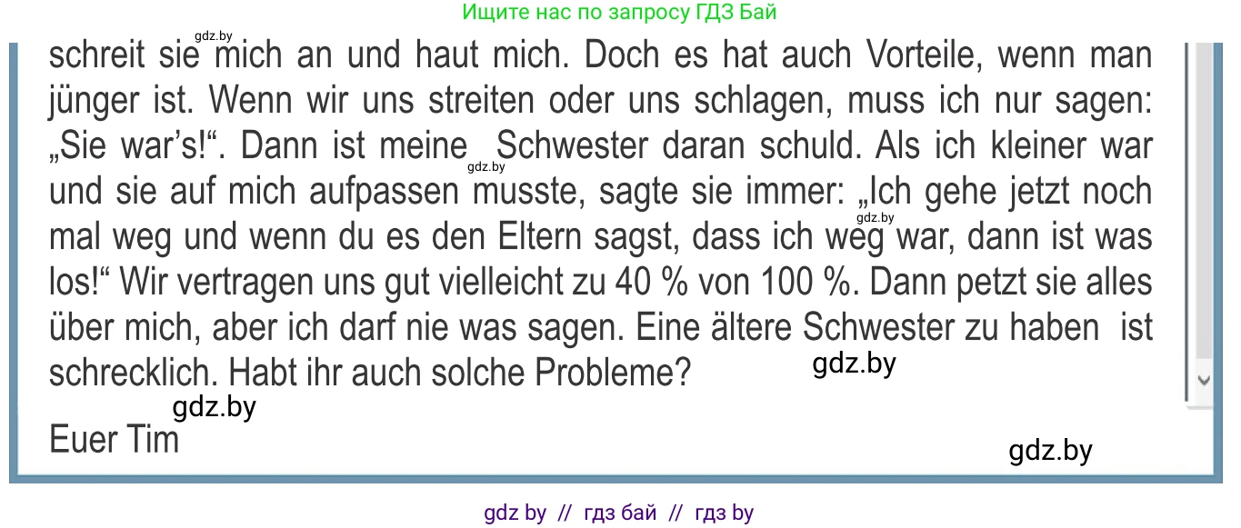 Немецкий язык (Deutsch), 9 класс Учебник (Schülerbuch), авторы: Будько Антонина Филипповна (Budjko Antonina), Урбанович Инна Ювинальевна (Urbanowitsch Ina), издательство Вышэйшая школа, Минск, 2018, серого цвета, страница 76, номер 3c, Условие (продолжение 2)