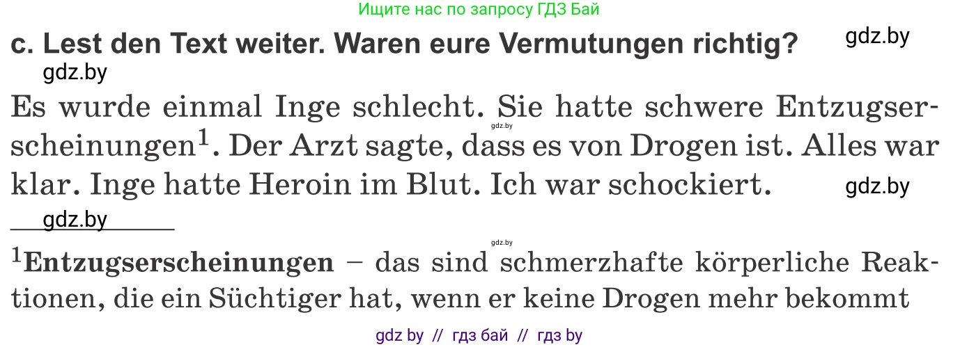 Немецкий язык (Deutsch), 9 класс Учебник (Schülerbuch), авторы: Будько Антонина Филипповна (Budjko Antonina), Урбанович Инна Ювинальевна (Urbanowitsch Ina), издательство Вышэйшая школа, Минск, 2018, серого цвета, страница 123, номер 2c, Условие