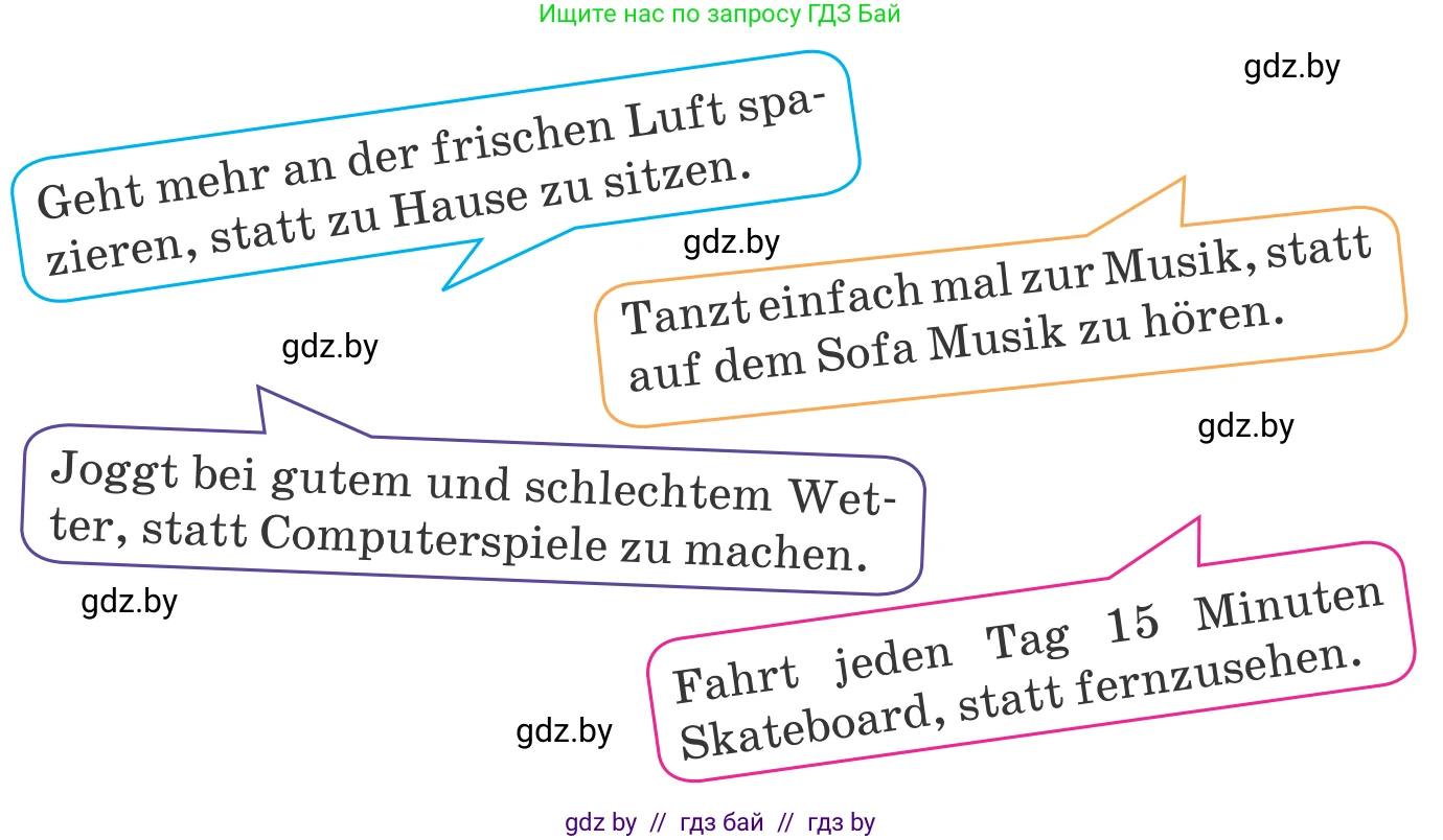 Немецкий язык (Deutsch), 9 класс Учебник (Schülerbuch), авторы: Будько Антонина Филипповна (Budjko Antonina), Урбанович Инна Ювинальевна (Urbanowitsch Ina), издательство Вышэйшая школа, Минск, 2018, серого цвета, страница 129, номер 21, Условие (продолжение 2)