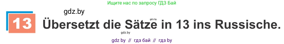 Немецкий язык (Deutsch), 9 класс Учебник (Schülerbuch), авторы: Будько Антонина Филипповна (Budjko Antonina), Урбанович Инна Ювинальевна (Urbanowitsch Ina), издательство Вышэйшая школа, Минск, 2018, серого цвета, страница 211, номер 13, Условие