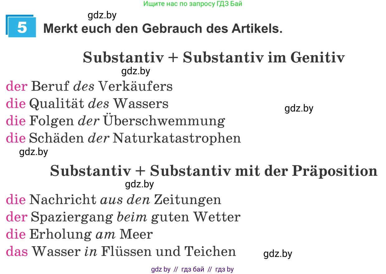 Немецкий язык (Deutsch), 9 класс Учебник (Schülerbuch), авторы: Будько Антонина Филипповна (Budjko Antonina), Урбанович Инна Ювинальевна (Urbanowitsch Ina), издательство Вышэйшая школа, Минск, 2018, серого цвета, страница 245, номер 5, Условие
