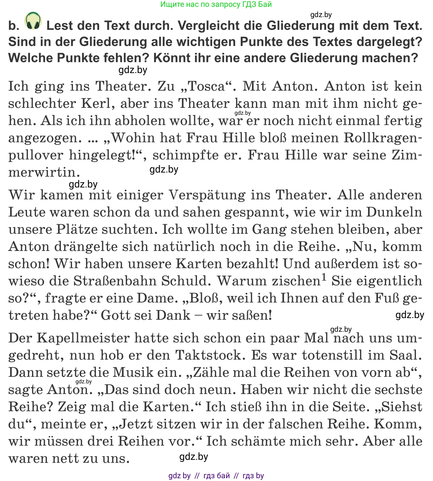 Немецкий язык (Deutsch), 9 класс Учебник (Schülerbuch), авторы: Будько Антонина Филипповна (Budjko Antonina), Урбанович Инна Ювинальевна (Urbanowitsch Ina), издательство Вышэйшая школа, Минск, 2018, серого цвета, страница 278, номер 1b, Условие