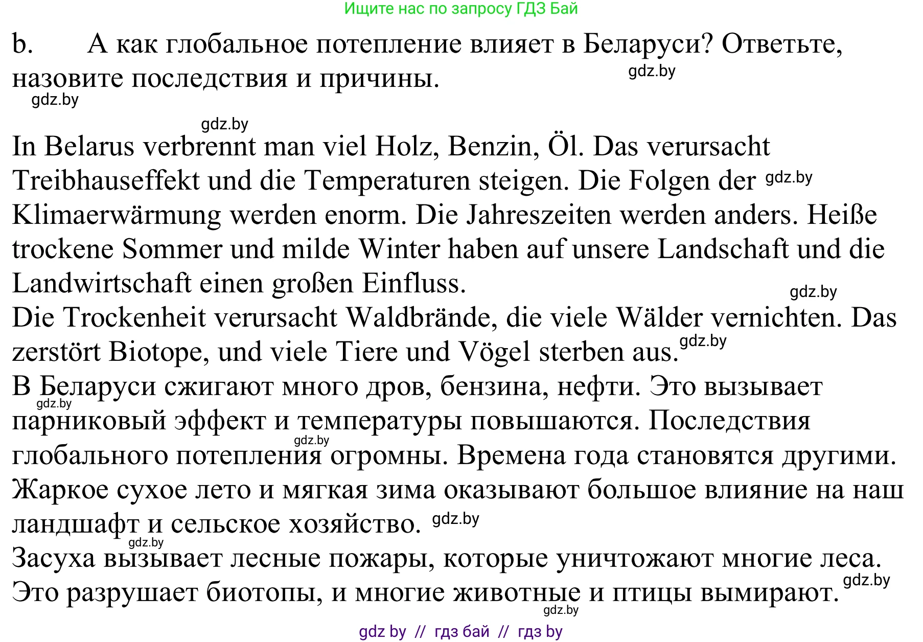 Немецкий язык (Deutsch), 9 класс Учебник (Schülerbuch), авторы: Будько Антонина Филипповна (Budjko Antonina), Урбанович Инна Ювинальевна (Urbanowitsch Ina), издательство Вышэйшая школа, Минск, 2018, серого цвета, страница 232, номер 3b, Решение