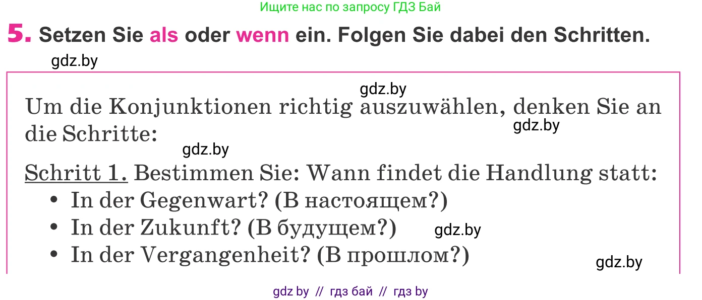 Немецкий язык (Deutsch), 10 класс Учебник (Schülerbuch), авторы: Будько Антонина Филипповна (Budjko Antonina), Урбанович Инна Ювинальевна (Urbanowitsch Ina), издательство Вышэйшая школа, Минск, 2018, оранжевого цвета, страница 293, номер 5, Условие