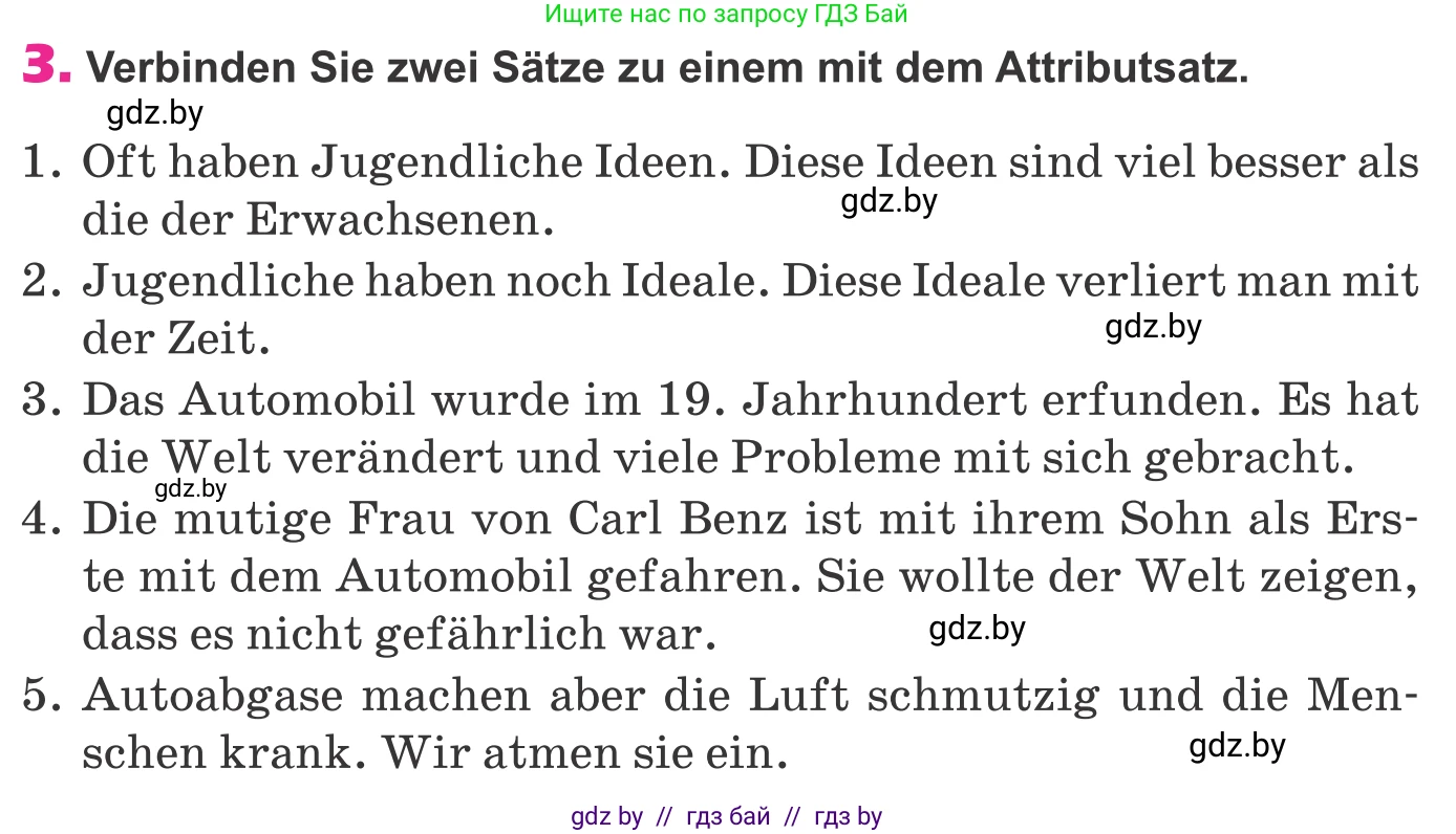 Немецкий язык (Deutsch), 10 класс Учебник (Schülerbuch), авторы: Будько Антонина Филипповна (Budjko Antonina), Урбанович Инна Ювинальевна (Urbanowitsch Ina), издательство Вышэйшая школа, Минск, 2018, оранжевого цвета, страница 304, номер 3, Условие