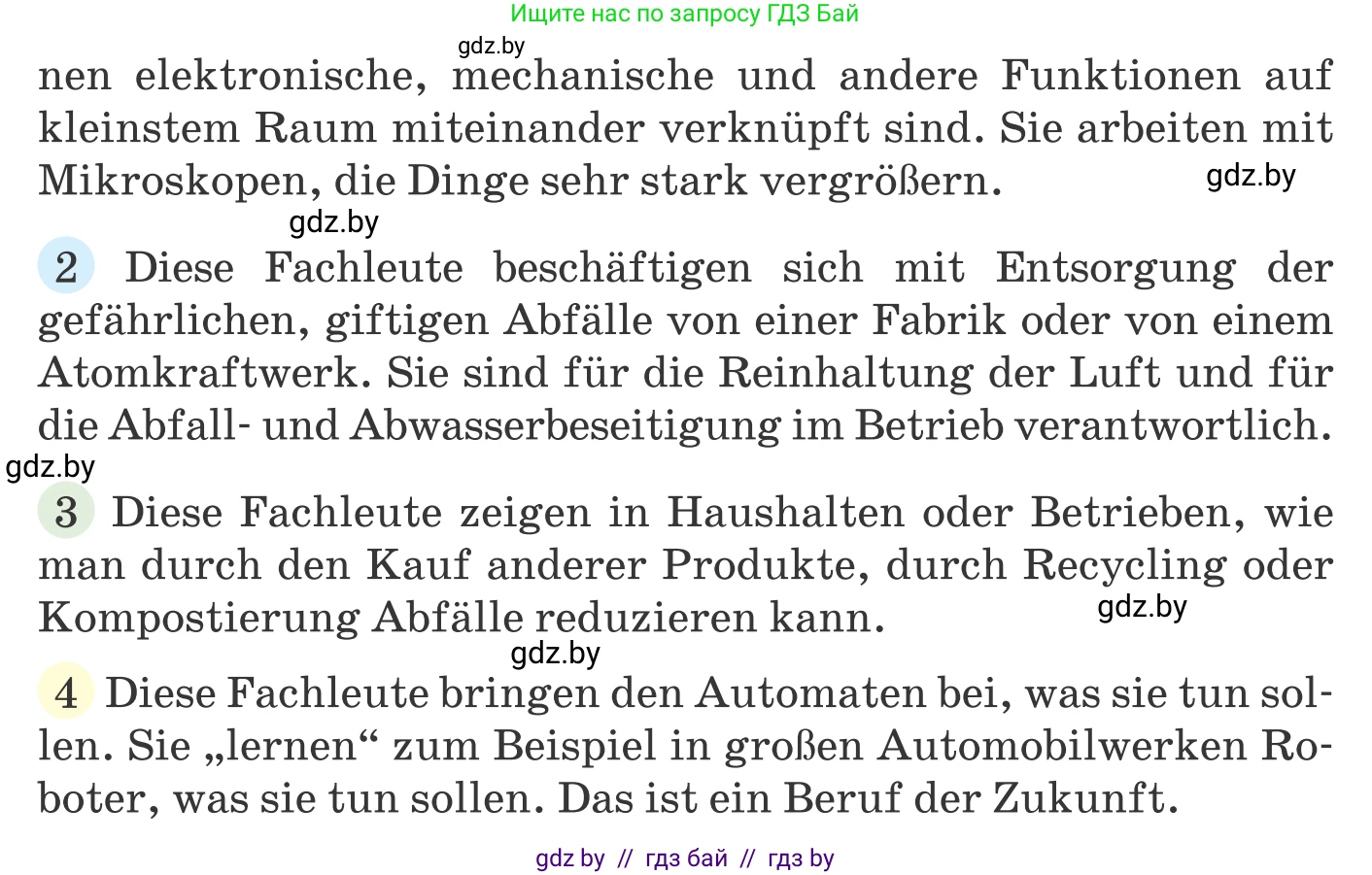 Немецкий язык (Deutsch), 11 класс Учебник (Schülerbuch), авторы: Будько Антонина Филипповна (Budjko Antonina), Урбанович Инна Ювинальевна (Urbanowitsch Ina), издательство Вышэйшая школа, Минск, 2019, бирюзового цвета, страница 8, номер 3b, Условие (продолжение 2)