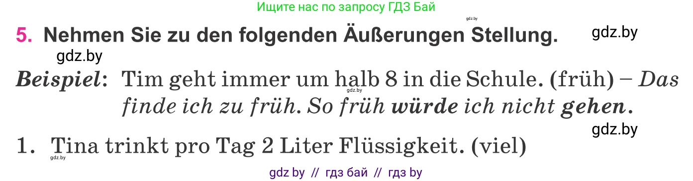 Немецкий язык (Deutsch), 11 класс Учебник (Schülerbuch), авторы: Будько Антонина Филипповна (Budjko Antonina), Урбанович Инна Ювинальевна (Urbanowitsch Ina), издательство Вышэйшая школа, Минск, 2019, бирюзового цвета, страница 314, номер 5, Условие