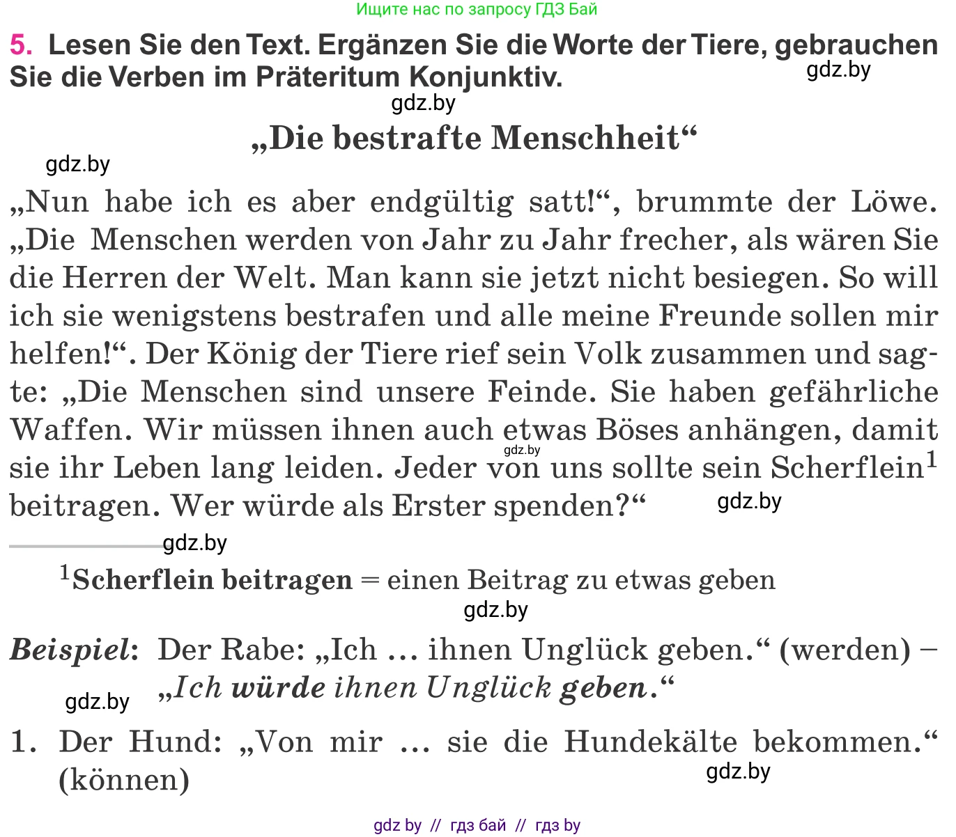 Немецкий язык (Deutsch), 11 класс Учебник (Schülerbuch), авторы: Будько Антонина Филипповна (Budjko Antonina), Урбанович Инна Ювинальевна (Urbanowitsch Ina), издательство Вышэйшая школа, Минск, 2019, бирюзового цвета, страница 318, номер 5, Условие