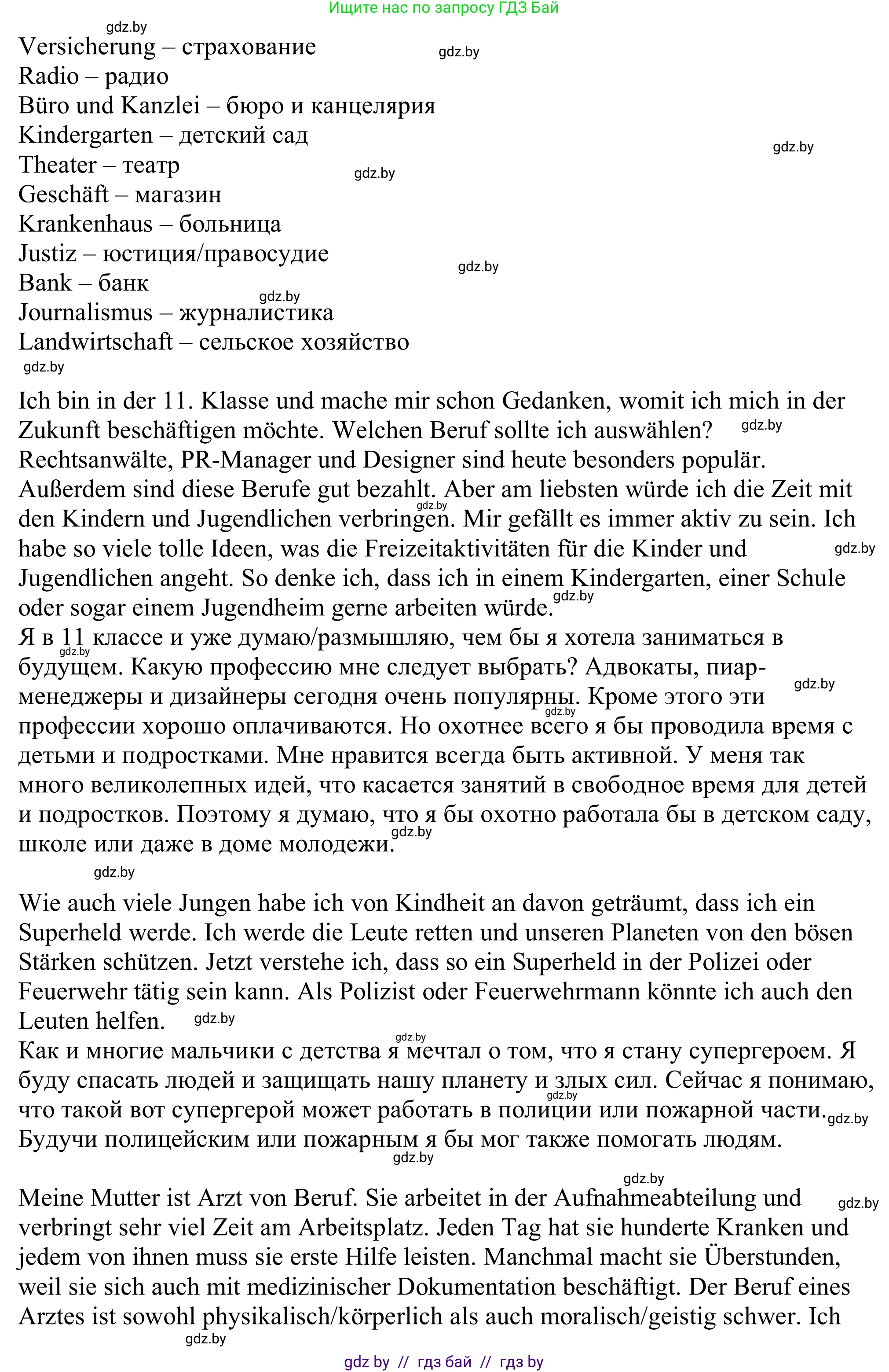 Немецкий язык (Deutsch), 11 класс Учебник (Schülerbuch), авторы: Будько Антонина Филипповна (Budjko Antonina), Урбанович Инна Ювинальевна (Urbanowitsch Ina), издательство Вышэйшая школа, Минск, 2019, бирюзового цвета, страница 12, номер 6b, Решение (продолжение 2)