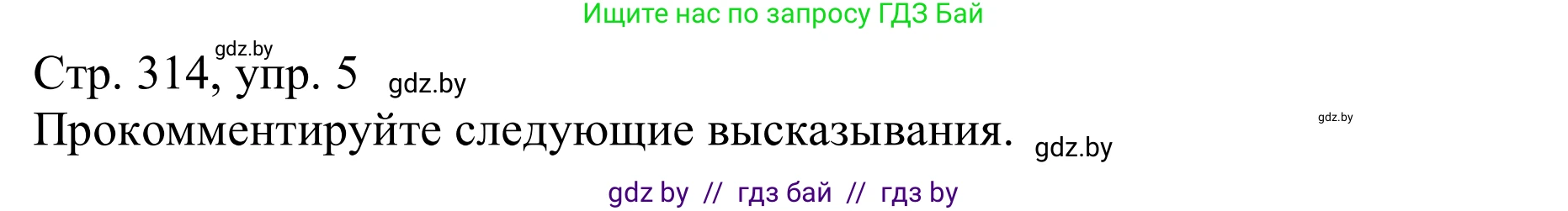 Немецкий язык (Deutsch), 11 класс Учебник (Schülerbuch), авторы: Будько Антонина Филипповна (Budjko Antonina), Урбанович Инна Ювинальевна (Urbanowitsch Ina), издательство Вышэйшая школа, Минск, 2019, бирюзового цвета, страница 314, номер 5, Решение