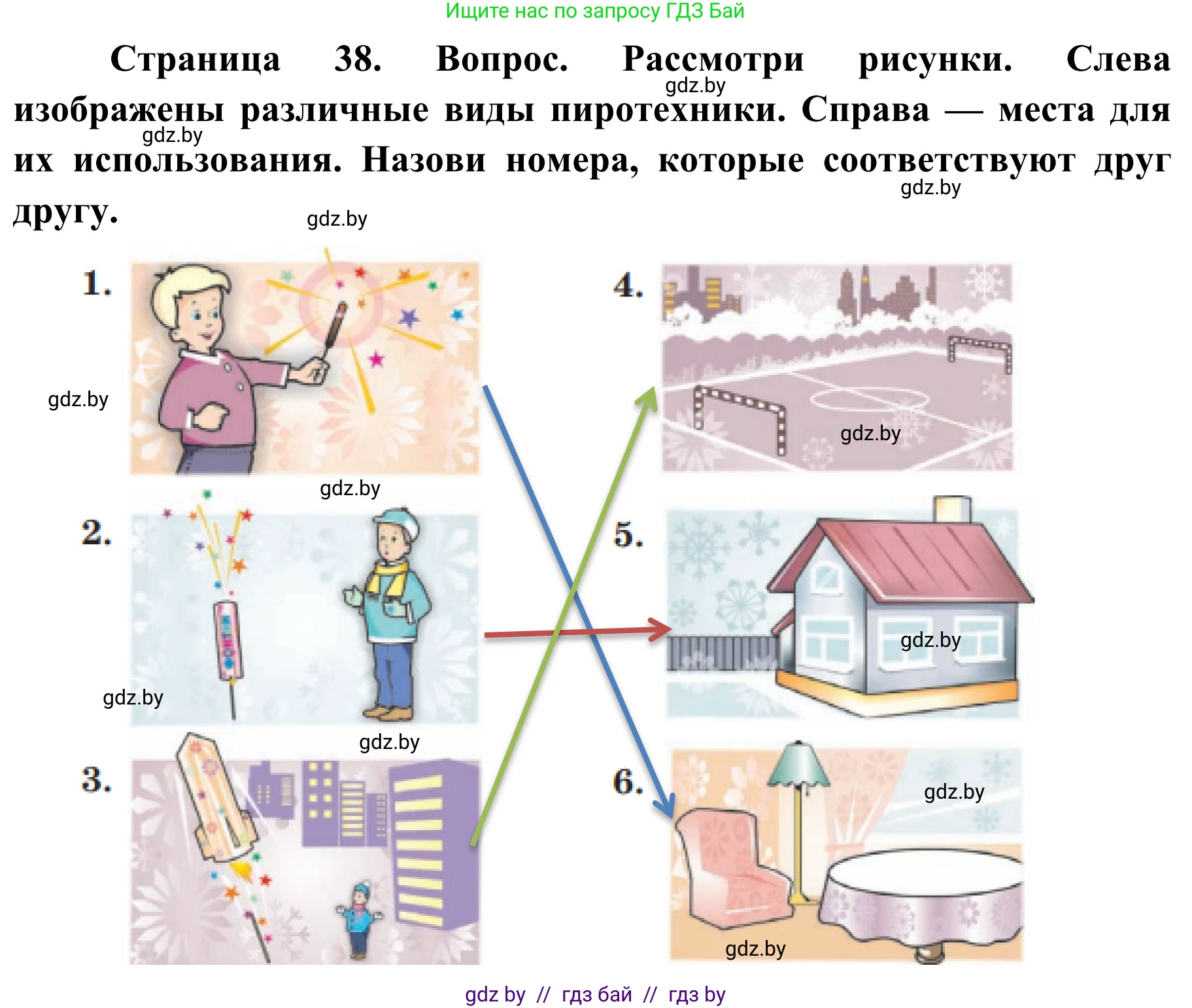 Обж, 4 класс Учебник, авторы: Загвоздкина Татьяна Викторовна, Одновол Людмила Алексеевна, Яковлева Наталья Николаевна, издательство Национальный институт образования, Минск, 2008, жёлтого цвета, страница 38, Решение