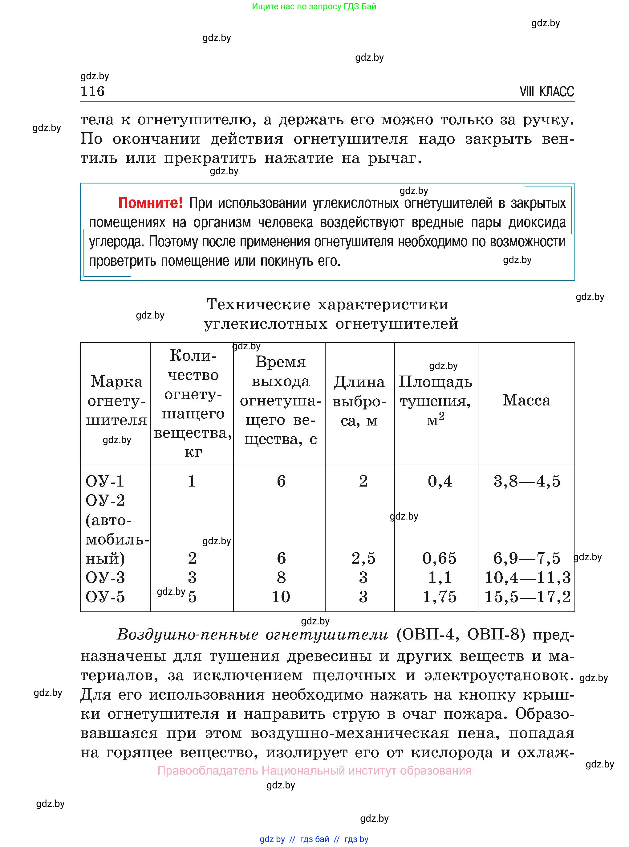 Обж, 7-8 класс Учебник, автор: Мишкевич Михаил Константинович, издательство Национальный институт образования, Минск, 2009, страница 116