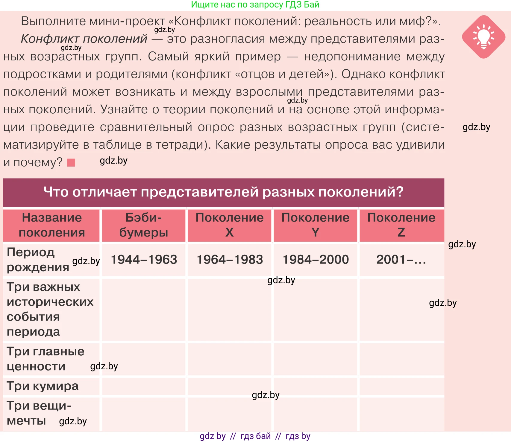 Обществоведение, 9 класс Учебник, авторы: Данилов Александр Николаевич, Полейко Елена Александровна, Кушнер Надежда Васильевна, Бернат Ирина Петровна, Белов А А, Кизима С А, Клецкова И М, Легчилин А А, Солодухо А С, Рубанов А В, издательство Адукацыя i выхаванне, Минск, 2019, жёлтого цвета, страница 99, Условие