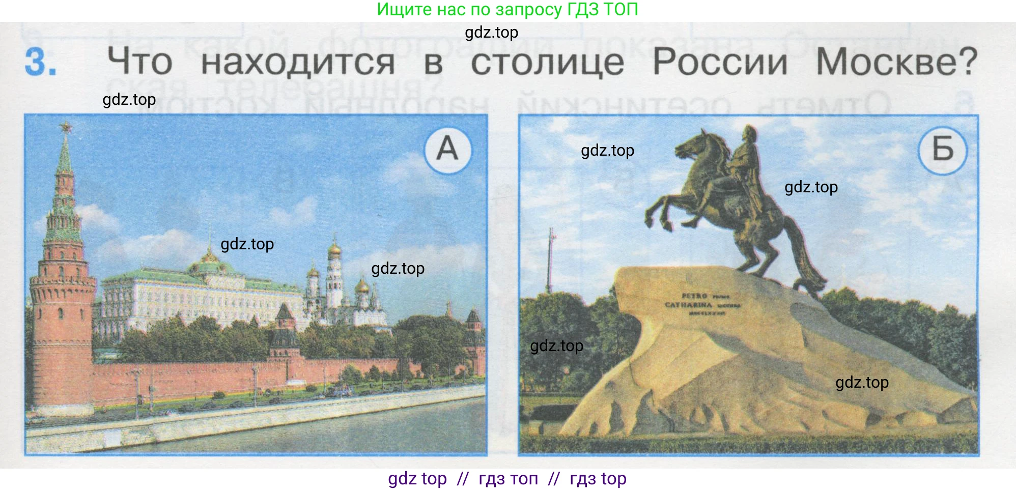 Окружающий мир, 1 класс Тесты, авторы: Плешаков Андрей Анатольевич, Гара Наталья Николаевна, Назарова З Д, издательство Просвещение, Москва, 2015, белого цвета, страница 3, номер 3, Условие