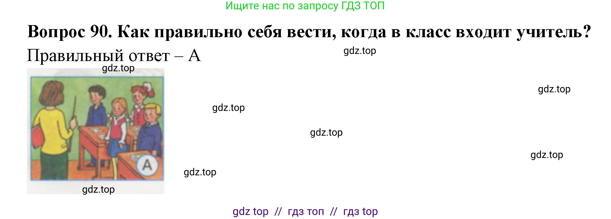 Окружающий мир, 1 класс Тесты, авторы: Плешаков Андрей Анатольевич, Гара Наталья Николаевна, Назарова З Д, издательство Просвещение, Москва, 2015, белого цвета, страница 32, номер 90, Решение