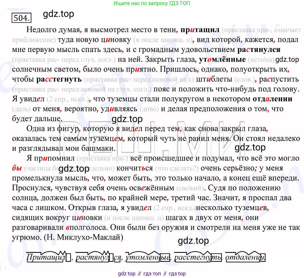 Русский язык, 10-11 класс Учебник, авторы: Греков Василий Фёдорович, Крючков Сергей Ефимович, Чешко Лев Антонович, Николина Наталия Анатольевна, Богданова Галина Александровна, издательство Просвещение, Москва, 2015, бежевого цвета, страница 359, номер 504, Решение 2