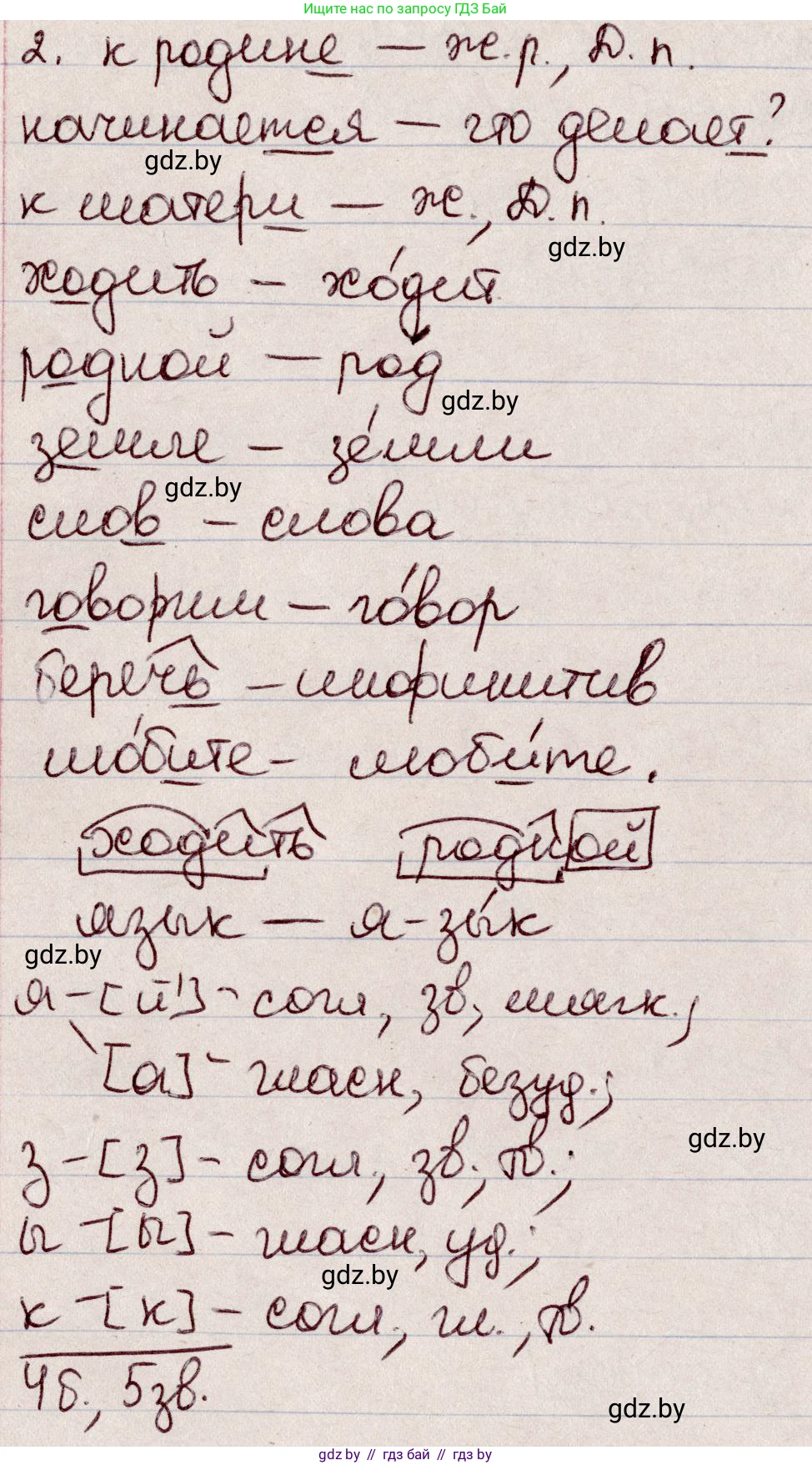 Русский язык, 6 класс Учебник, авторы: Мурина Лариса Александровна, Игнатович Татьяна Владимировна, Жадейко Жанна Фёдоровна, издательство Национальный институт образования, Минск, 2020, страница 30, номер 48, Решение 2 (продолжение 2)