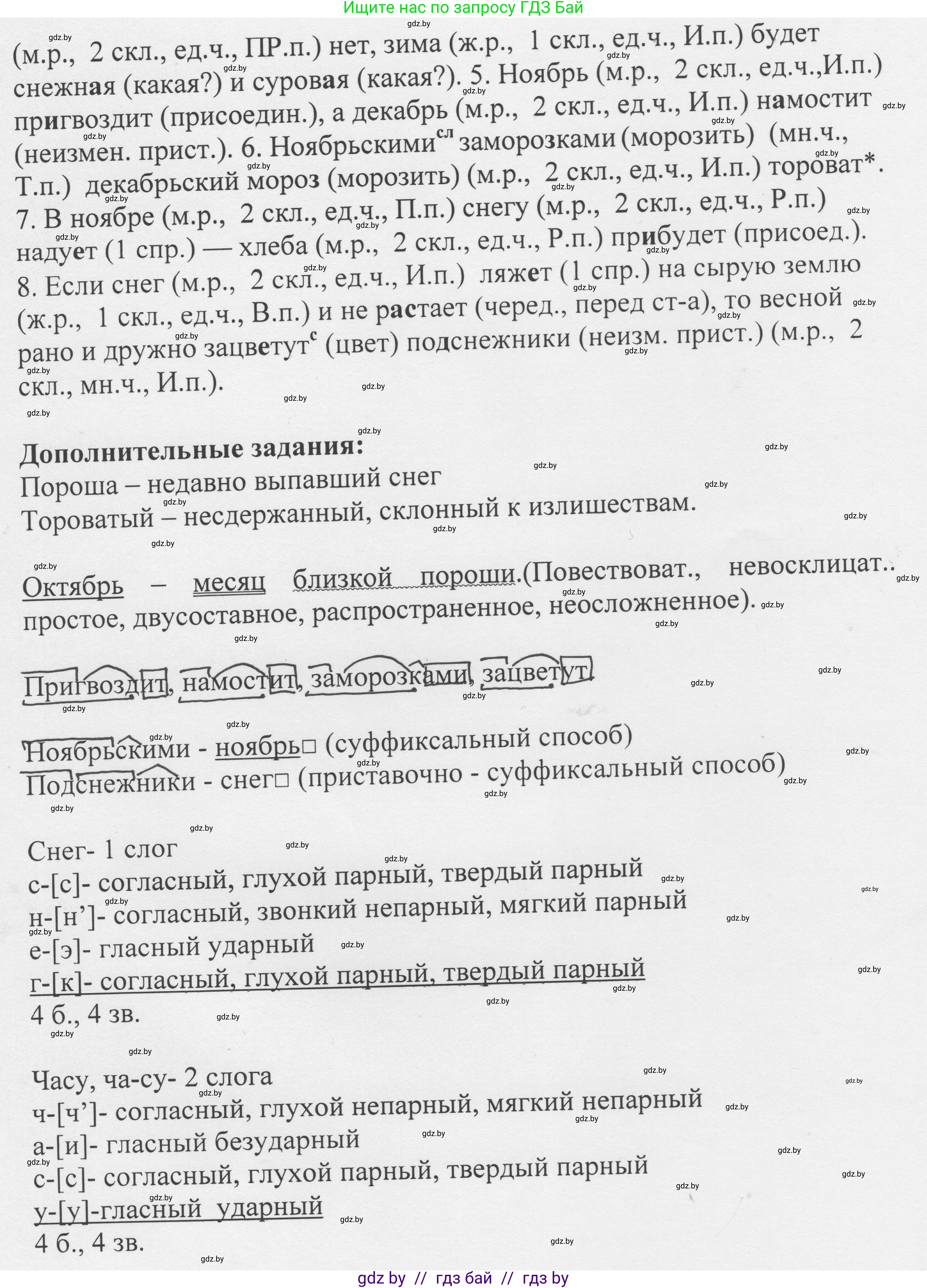 Русский язык, 6 класс Учебник, авторы: Мурина Лариса Александровна, Игнатович Татьяна Владимировна, Жадейко Жанна Фёдоровна, издательство Национальный институт образования, Минск, 2020, страница 98, номер 205, Решение 1 (продолжение 2)