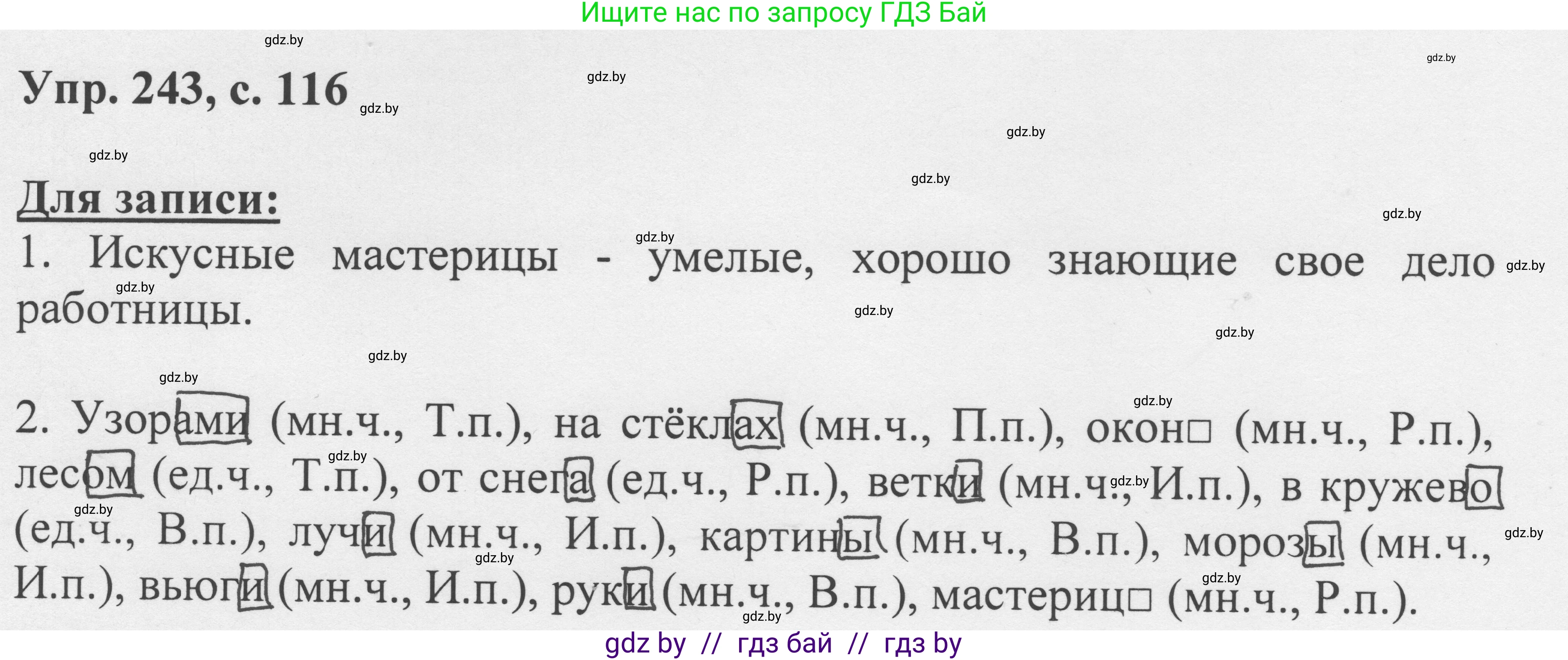 Русский язык, 6 класс Учебник, авторы: Мурина Лариса Александровна, Игнатович Татьяна Владимировна, Жадейко Жанна Фёдоровна, издательство Национальный институт образования, Минск, 2020, страница 116, номер 243, Решение 1