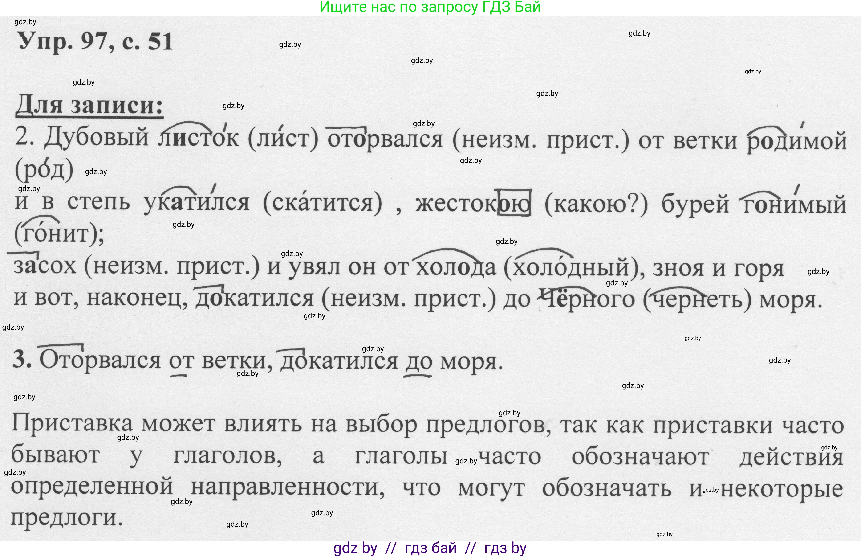Русский язык, 6 класс Учебник, авторы: Мурина Лариса Александровна, Игнатович Татьяна Владимировна, Жадейко Жанна Фёдоровна, издательство Национальный институт образования, Минск, 2020, страница 51, номер 97, Решение 1