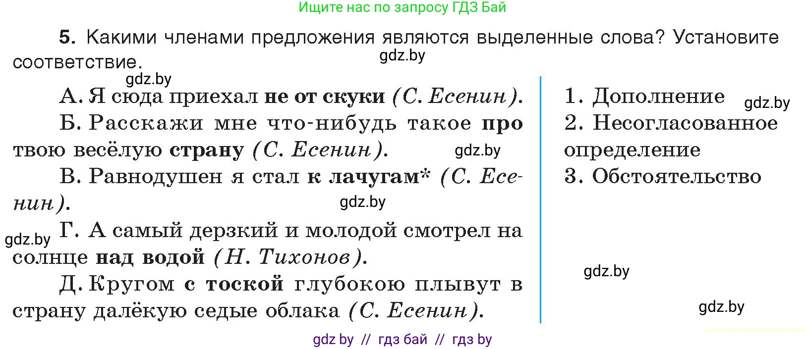 Русский язык, 11 класс Учебник, авторы: Долбик Елена Евгеньевна, Литвинко Франя Михайловна, Мурина Лариса Александровна, Шиманович Т В, Таяновская И В, Орловская О Я, издательство Национальный институт образования, Минск, 2021, страница 251, номер 5, Условие