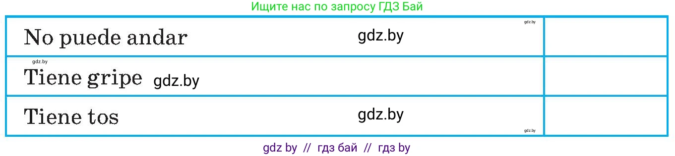 Испанский язык, 5 класс Учебник, автор: Гриневич Елена Карловна, издательство Вышэйшая школа, Минск, 2015, оранжевого цвета, Часть 2, страница 56, номер 8, Условие (продолжение 2)