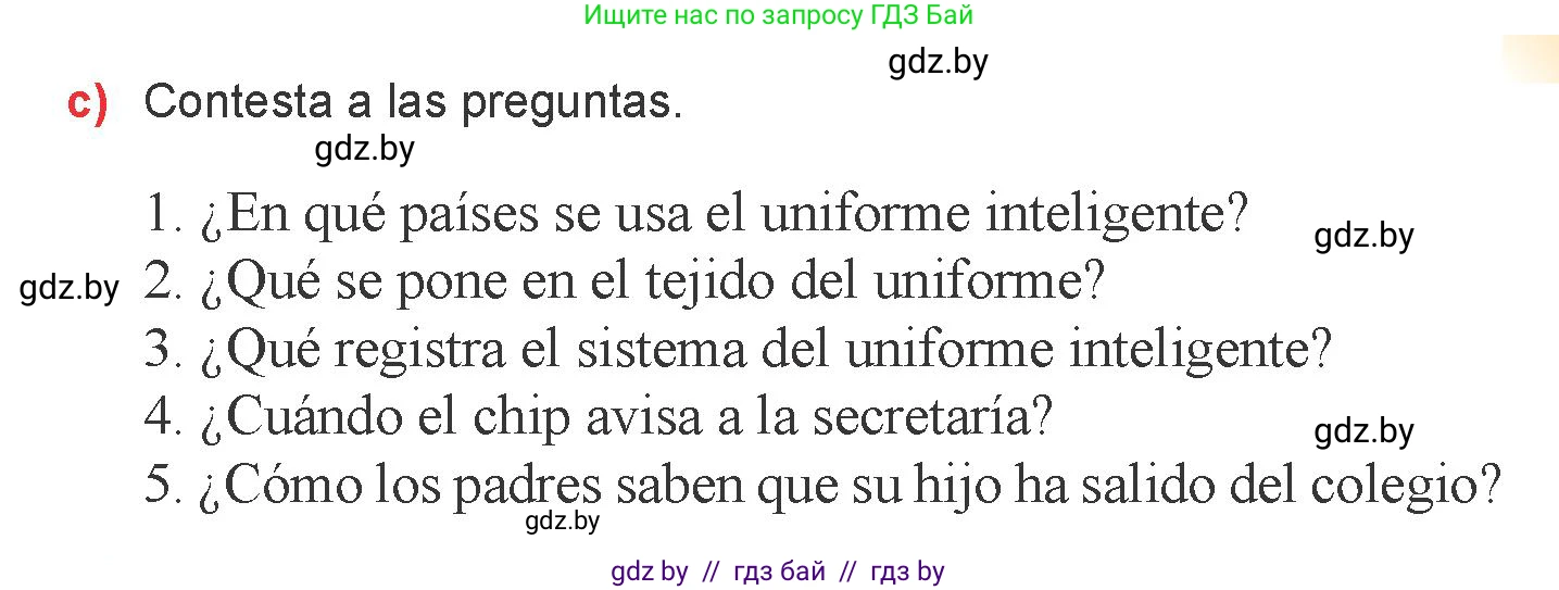 Испанский язык, 6 класс Учебник, авторы: Цыбулева Татьяна Эдуардовна, Пушкина Ольга Александровна, издательство Издательский центр БГУ, Минск, 2018, Часть 1, страница 31, номер 7, Условие (продолжение 3)