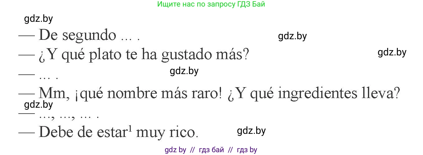 Испанский язык, 6 класс Учебник, авторы: Цыбулева Татьяна Эдуардовна, Пушкина Ольга Александровна, издательство Издательский центр БГУ, Минск, 2018, Часть 2, страница 48, номер 8, Условие (продолжение 3)