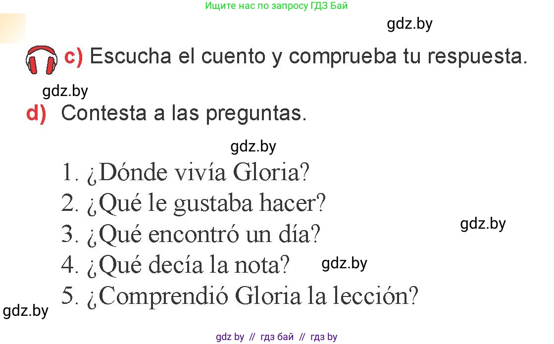Испанский язык, 6 класс Учебник, авторы: Цыбулева Татьяна Эдуардовна, Пушкина Ольга Александровна, издательство Издательский центр БГУ, Минск, 2018, Часть 2, страница 112, номер 6, Условие (продолжение 3)