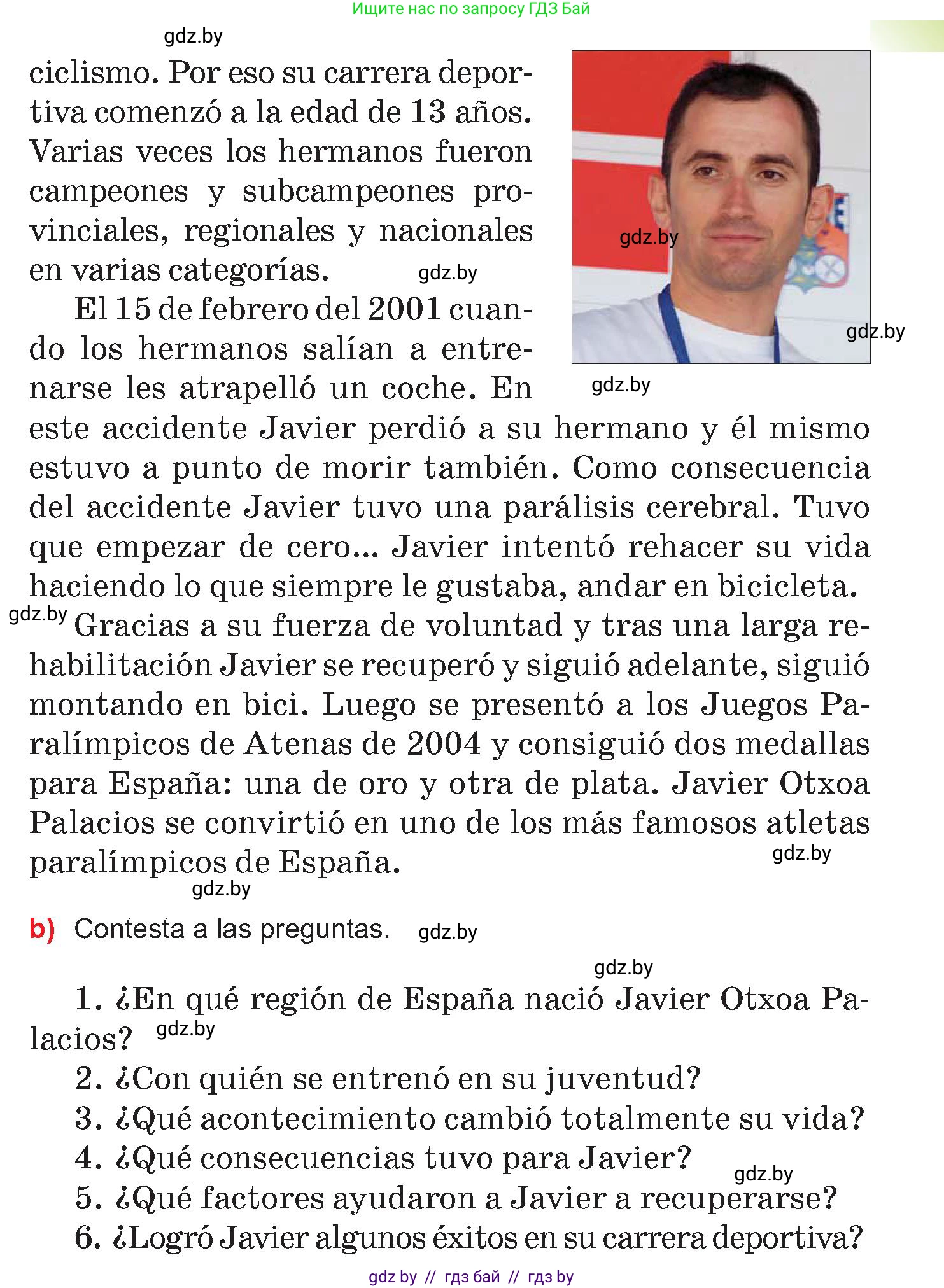 Испанский язык, 7 класс Учебник, авторы: Цыбулева Татьяна Эдуардовна, Пушкина Ольга Александровна, Карпиевич Галина Константиновна, издательство Издательский центр БГУ, Минск, 2019, бирюзового цвета, Часть 2, страница 18, номер 14, Условие (продолжение 2)